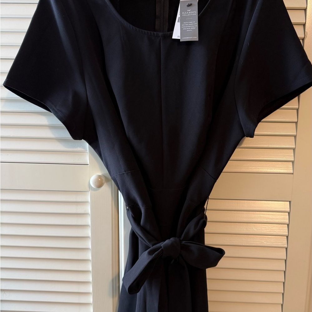 Lane Bryant Black Peplum Blouse